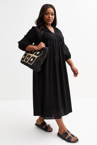 Robe midi - Noir