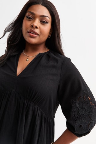 Robe midi - Noir