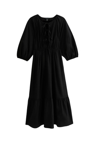 Vestido midi - Negro