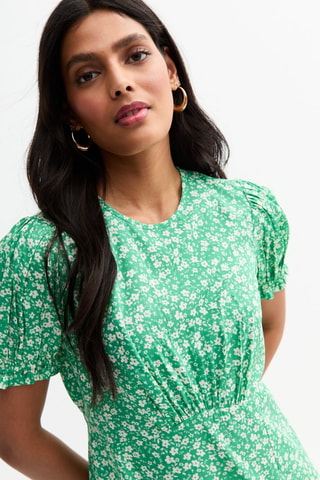 Robe midi - Vert