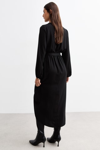 Vestido traçado - Preto