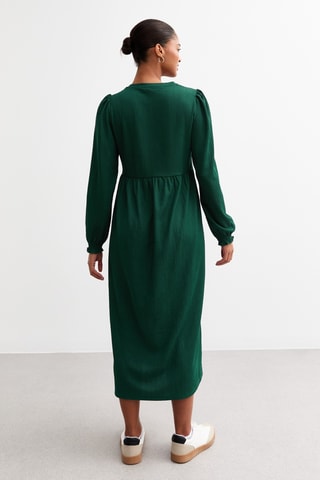 Vestido médio - Verde-escuro