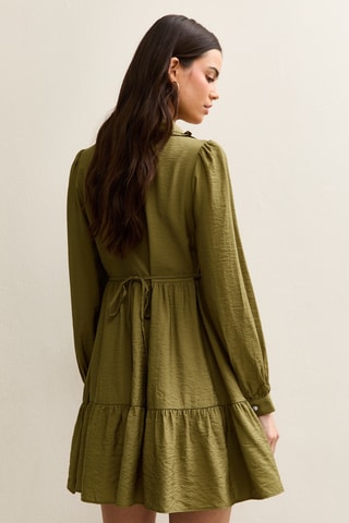 Vestido estilo patinadora - Caqui