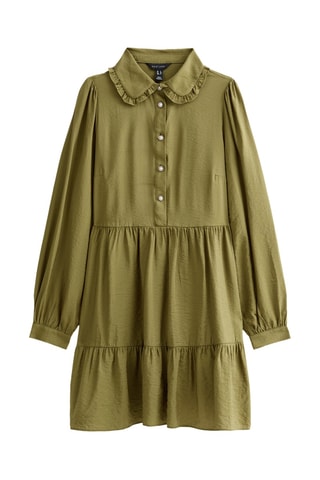 Vestido estilo patinadora - Caqui