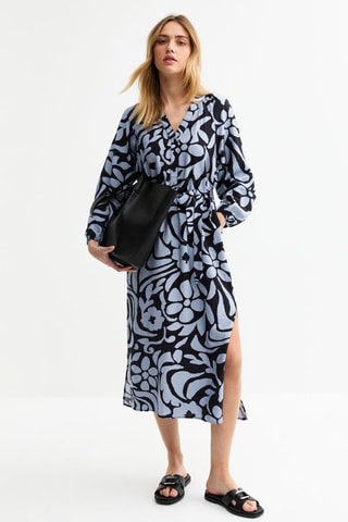 Vestido midi - Preto