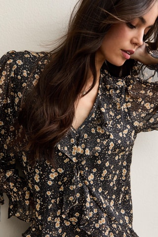 Vestido estilo patinadora - Preto