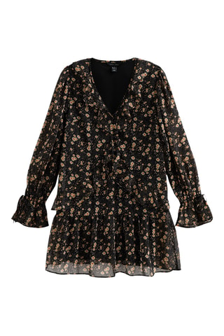 Vestido estilo patinadora - Preto
