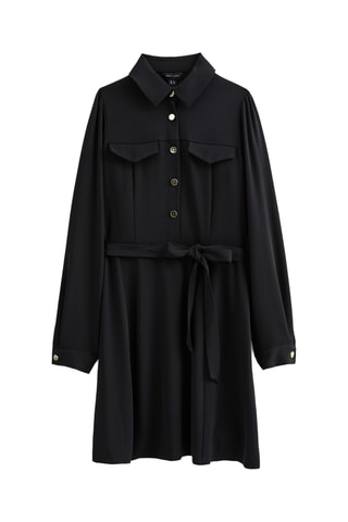 Vestido direito - Preto