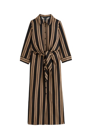 Vestido-camisa - Castanho
