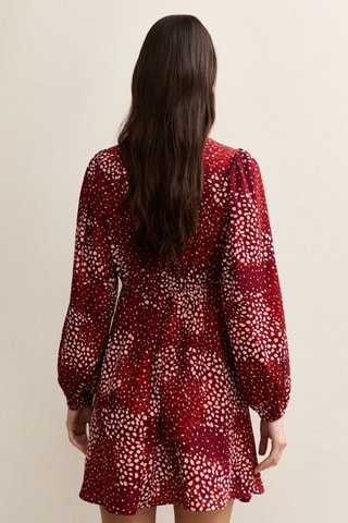 Vestido estilo patinadora - Vermelho