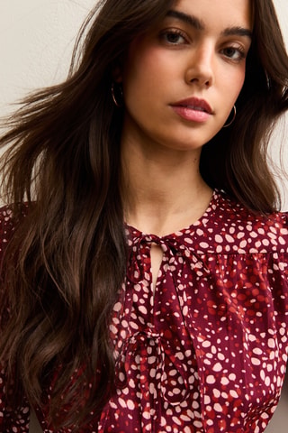 Vestido estilo patinadora - Vermelho