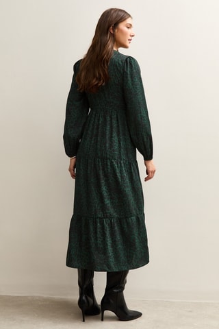 Vestido comprido - Verde-escuro