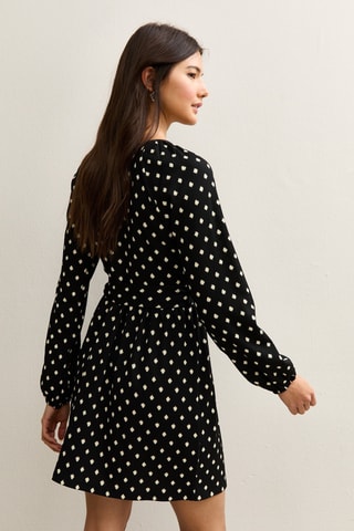 Vestido estilo patinadora - Preto