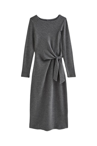 Vestido médio - Cinzento