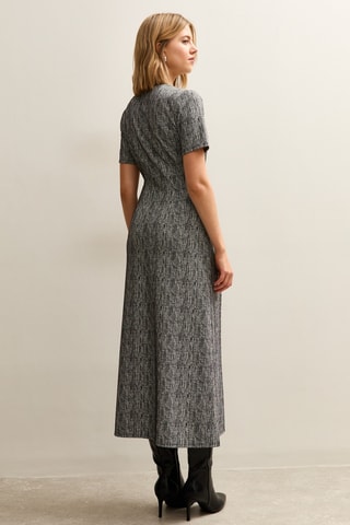 Vestido médio - Cinzento