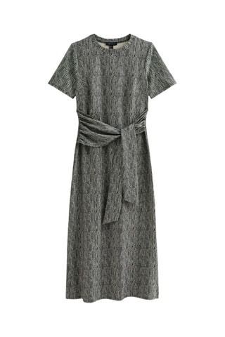 Vestido médio - Cinzento