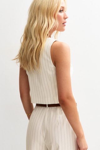 Gilet de costume - Crème