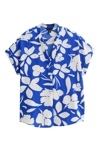 Blouse relaxed - Bleu