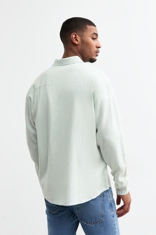 Chemise - Blanc et vert clair
