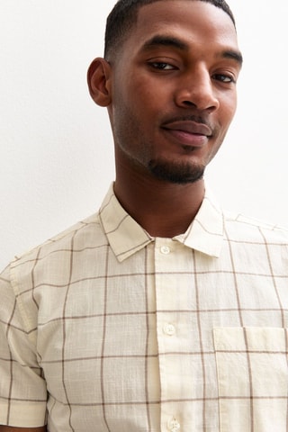 Chemise slim - Marron