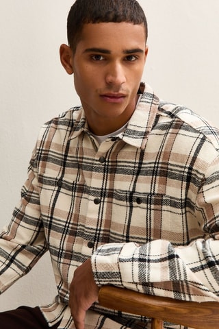 Surchemise oversize - Beige