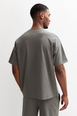 T-shirt boxy - Gris