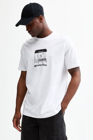 T-shirt relaxed - Blanc