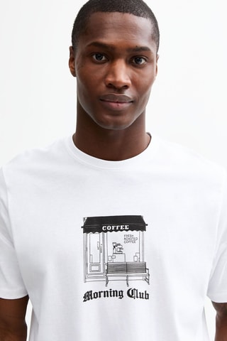 T-shirt relaxed - Blanc