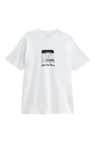 T-shirt relaxed - Blanc