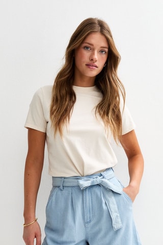 Short relaxed en jean - Bleu clair