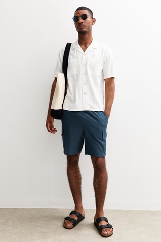 Short relaxed - Bleu foncé