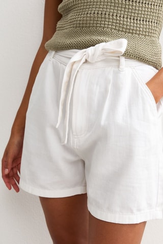Short relaxed - Blanc