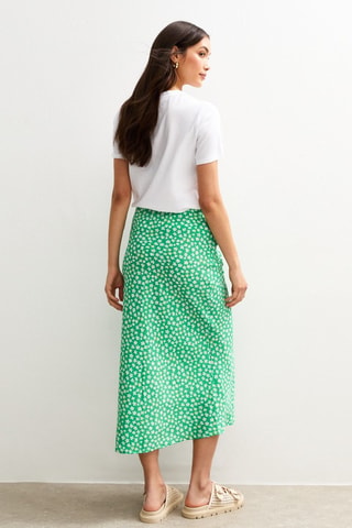 Jupe midi - Vert