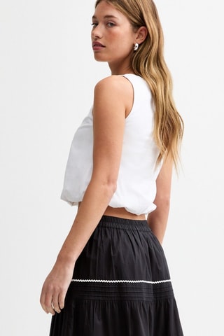Jupe longue taille haute - Noir