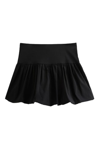 Jupe boule taille haute - Noir
