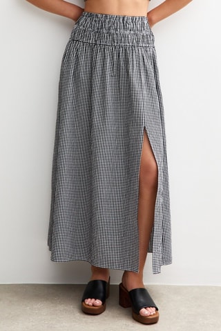 Jupe longue taille haute - Noir
