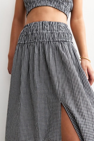 Jupe longue taille haute - Noir