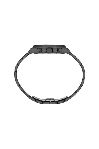Montre à quartz en acier - Noir