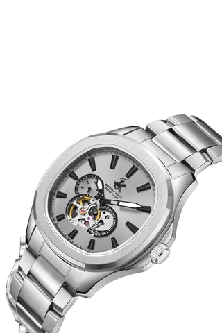 Montre à quartz en acier - Argenté