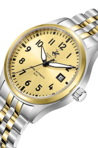 Montre automatique en acier - Argenté et doré