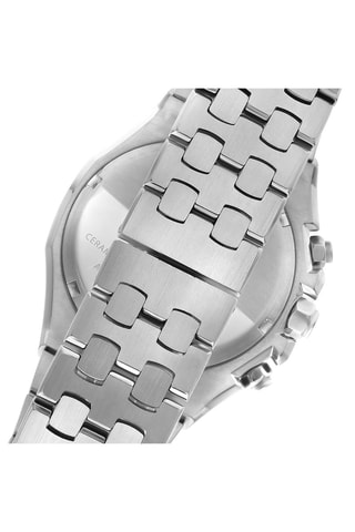 Montre à quartz en Acier et céramique - Argenté