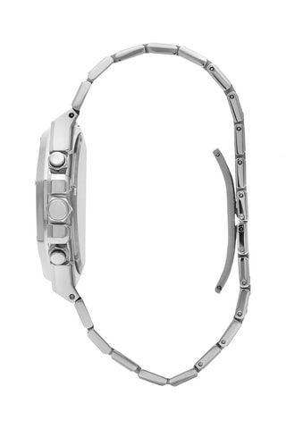 Montre à quartz en Acier et céramique - Argenté