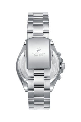 Montre à quartz en métal - Argenté et Noir