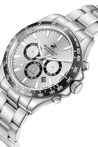 Montre à quartz en métal - Argenté et Noir