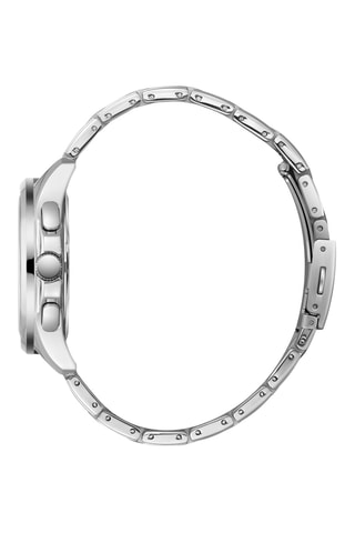 Montre à quartz en métal - Argenté et Noir