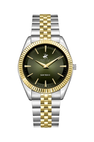 Montre à quartz en métal - Argenté et doré