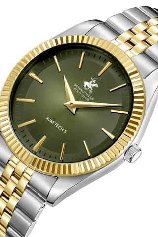 Montre à quartz en métal - Argenté et doré