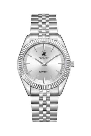 Montre à quartz en métal - Argenté