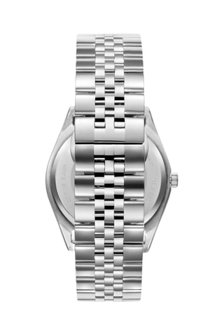 Montre à quartz en métal - Argenté et Noir