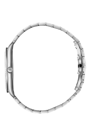 Montre à quartz en métal - Argenté et bleu